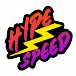 Instead of Buying viewers on twitch, join a lurking community. HypeSpeed Logo.