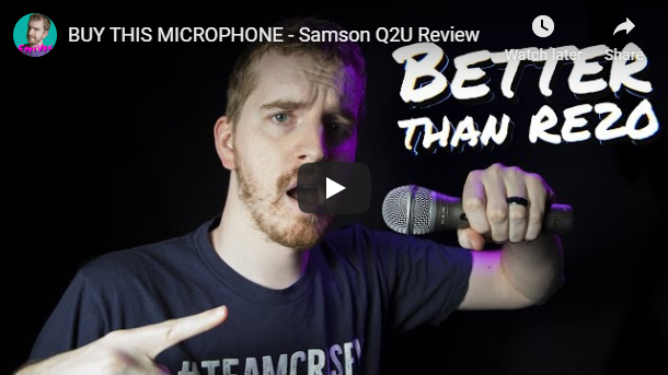 Q2U Dynamic Microphone for Livestream use. Video by EposVox. 