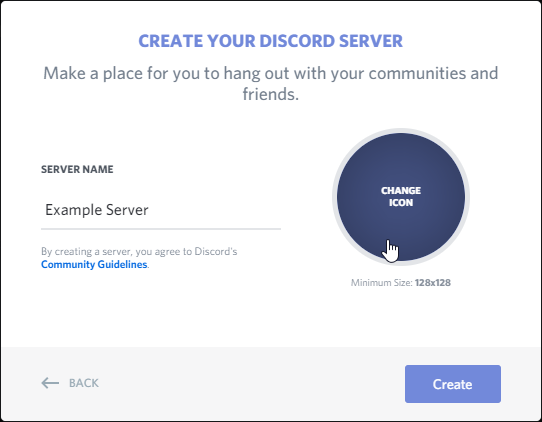 Name your discord server