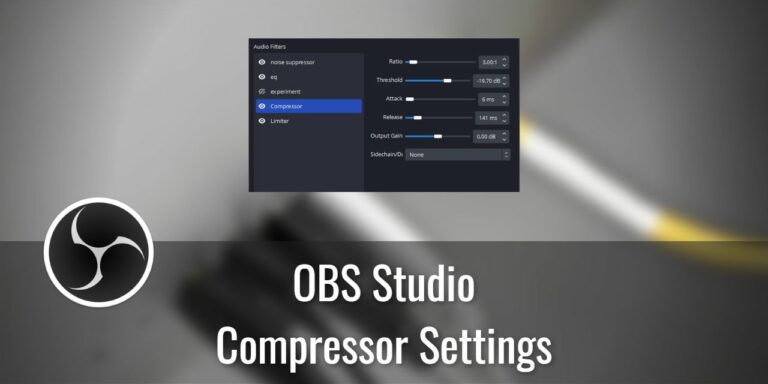 OBS Compressor Settings