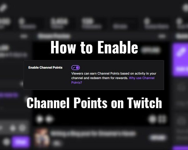 How to enable channel points on Twitch