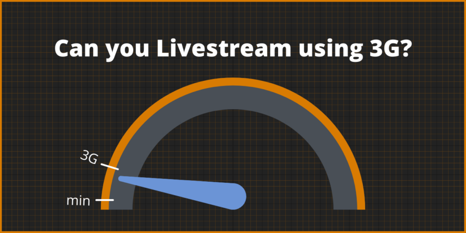 Can you livestream using 3G?