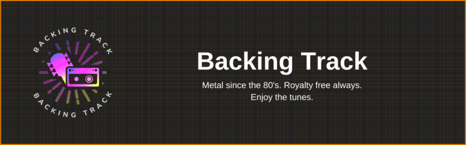 Backingtrack.gg - heavy metal 80s streamer music