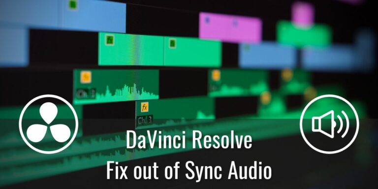 How to fix out of sync audio in DaVinci Resolve