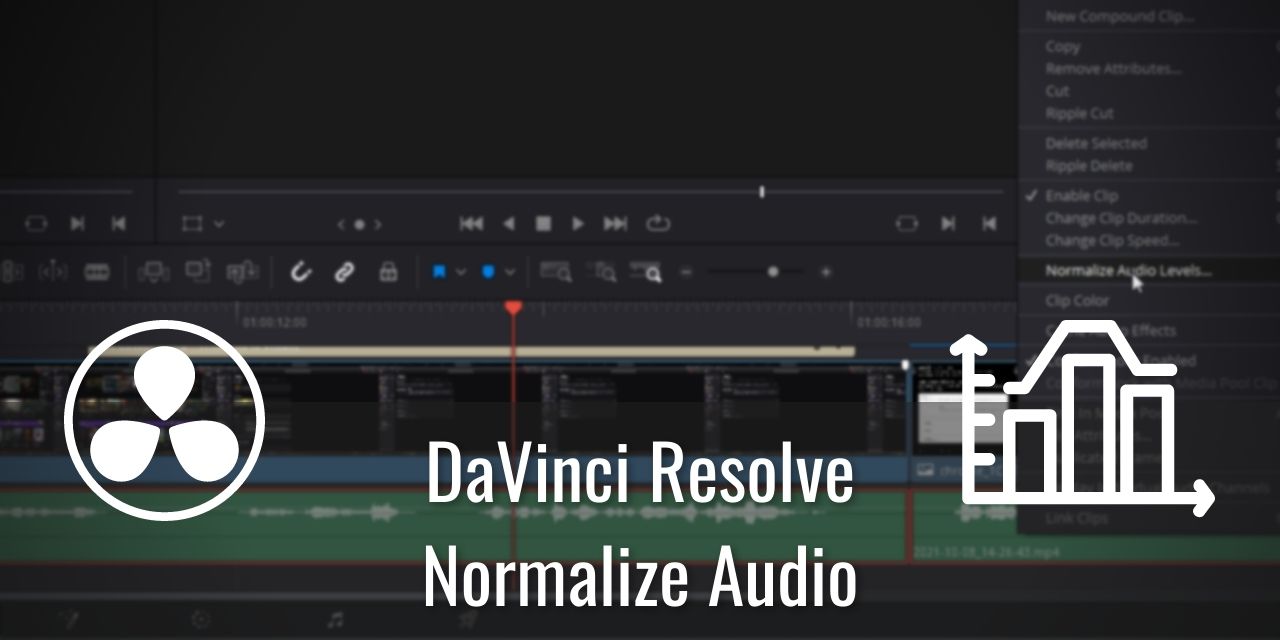 How to Normalize Audio in DaVinci Resolve