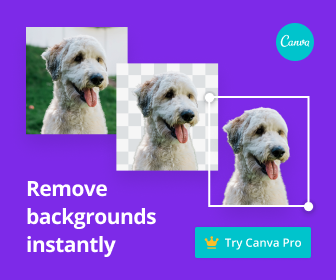 Canva Affiliate Banner - Background Removal Feature