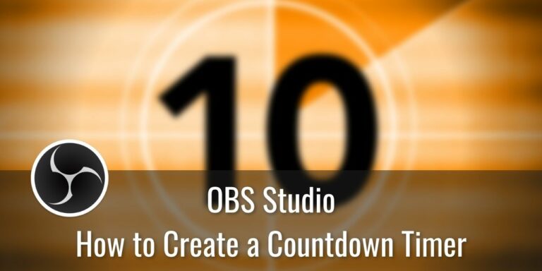 OBS Studio Countdown Timer