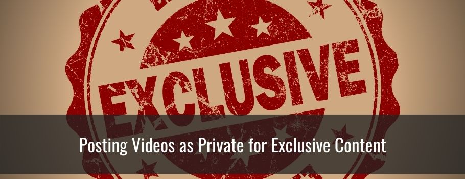 Post Videos as Private on YouTube