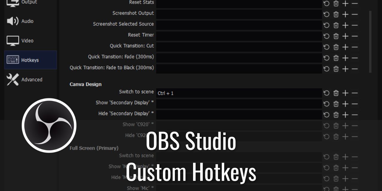 How to Set Up Keyboard Shortcuts in OBS Studio