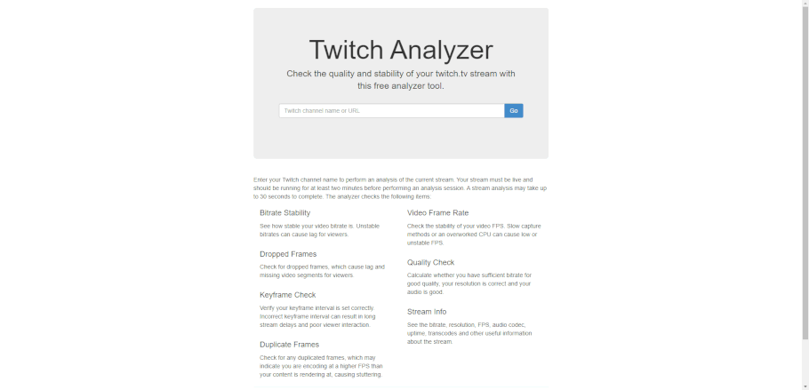 Twitch Analyzer