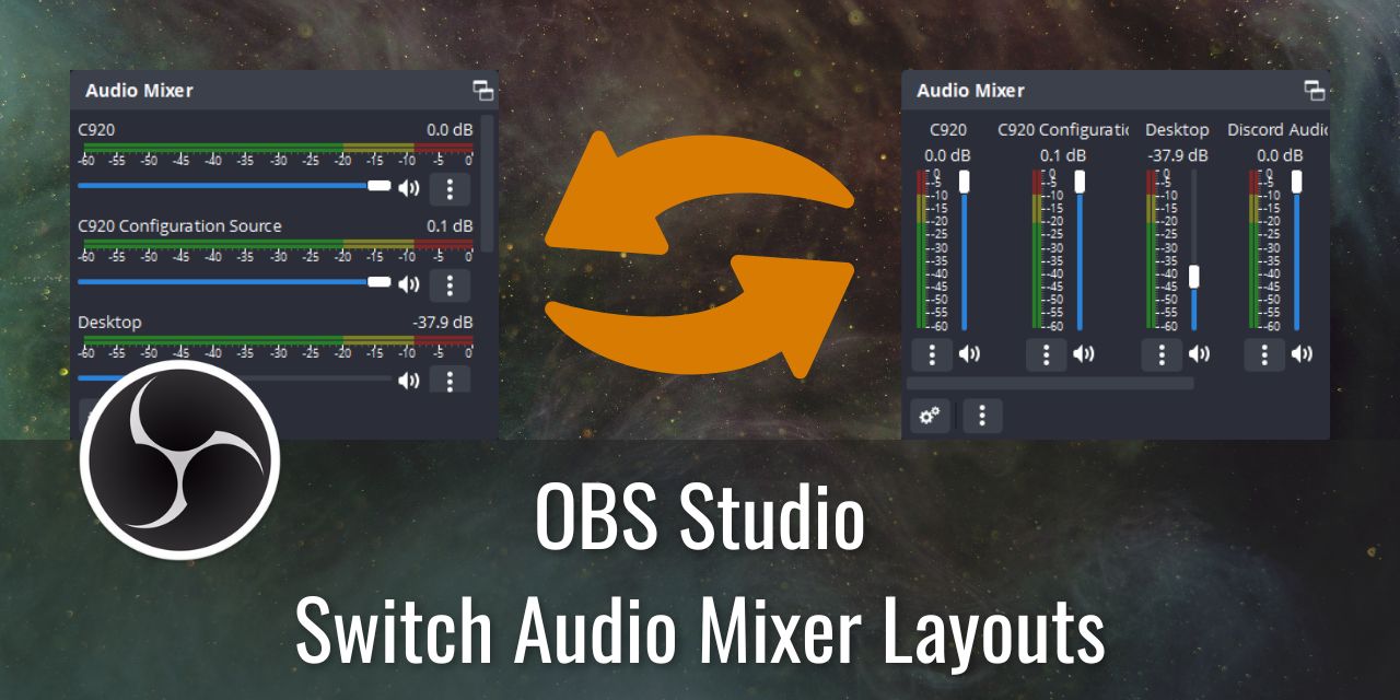 Audio Mixer Layouts Selection Tutorial