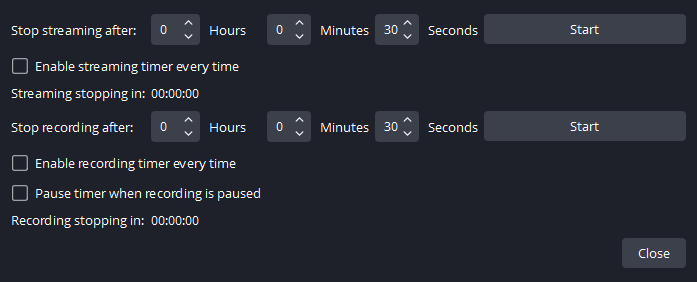 OBS Output Timer