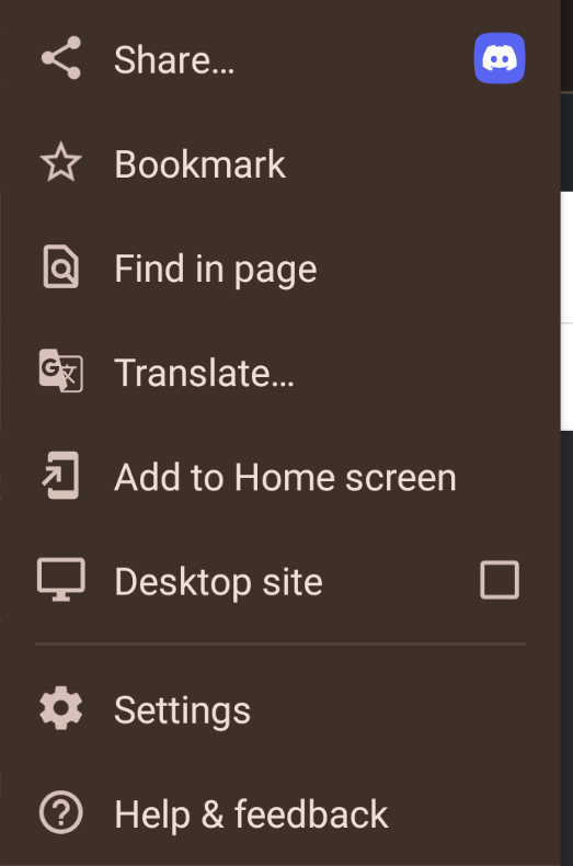 Desktop Site in Chrome Android Chrome Settings