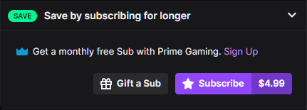 Twitch Desktop Subscription cost - Save money on Twitch Subscriptions