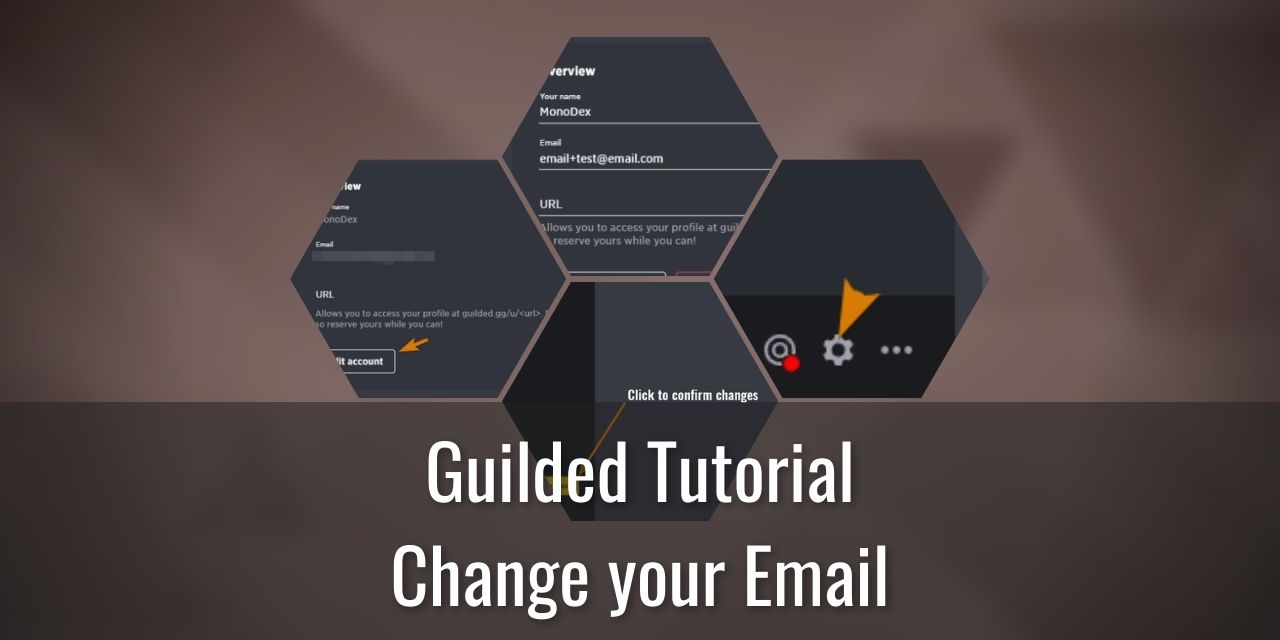 Change your email in guilded