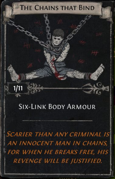 The Chains that Bind Divination Card in Path of Exile